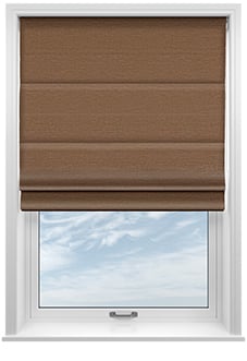 Maurice, Mink - Twist&Fit Roman Blind